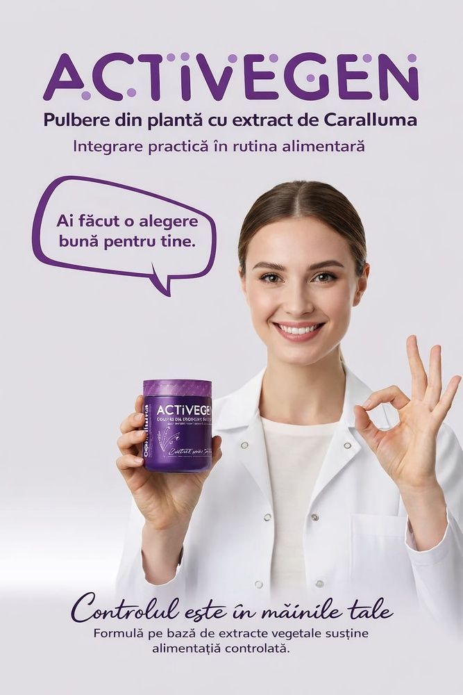 ACTIVEGEN detox pulbere din plante cu extract de caralluma vegan 150 gr  www.slimming-time-romania.com photo