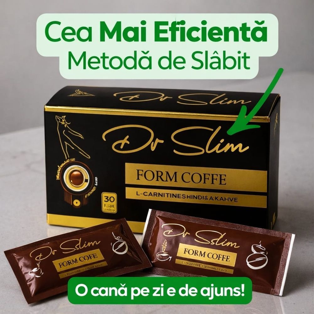 dr slim form coffe cafea cu extract de l carnitina si cicoare detox 30 plicuri www.slimming-time-romania.com photo