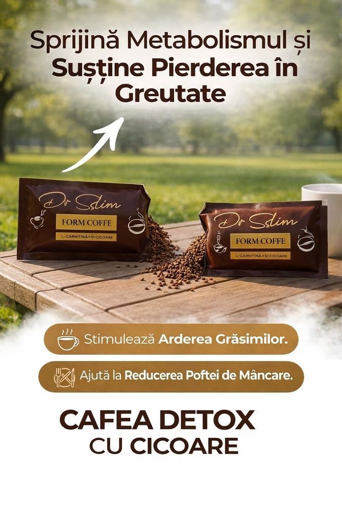 dr slim form coffe cafea cu extract de l carnitina si cicoare detox 30 plicuri www.slimming-time-romania.com photo