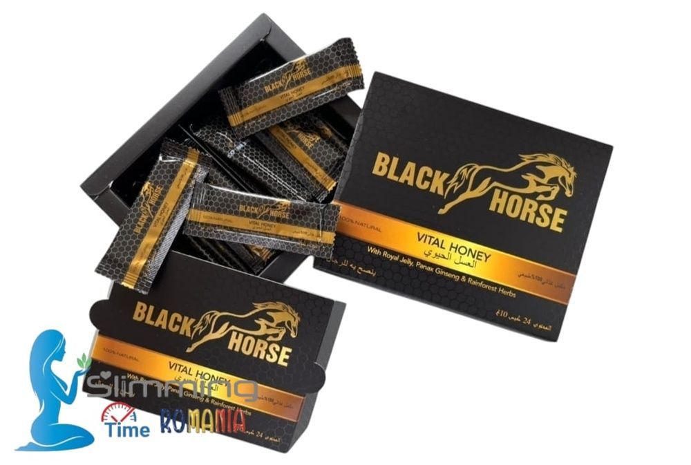 black horse honey supliment alimentar afrodisiac pentru potenta masculina  black 1 photo