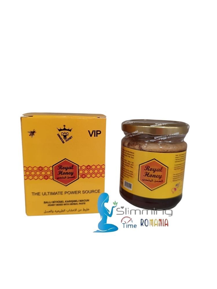 magiun  ROYAL HONEY  ULTIMATE POWER  pentru potenta masculina cu extract din gin seng si plante exzotice afrodisiace 240 gr  magiun ROYAL HONEY  photo
