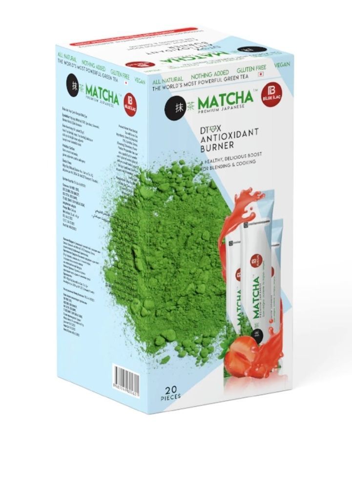 ceai verde matcha cu aroma de capsuni detox antioxidant mat1 photo