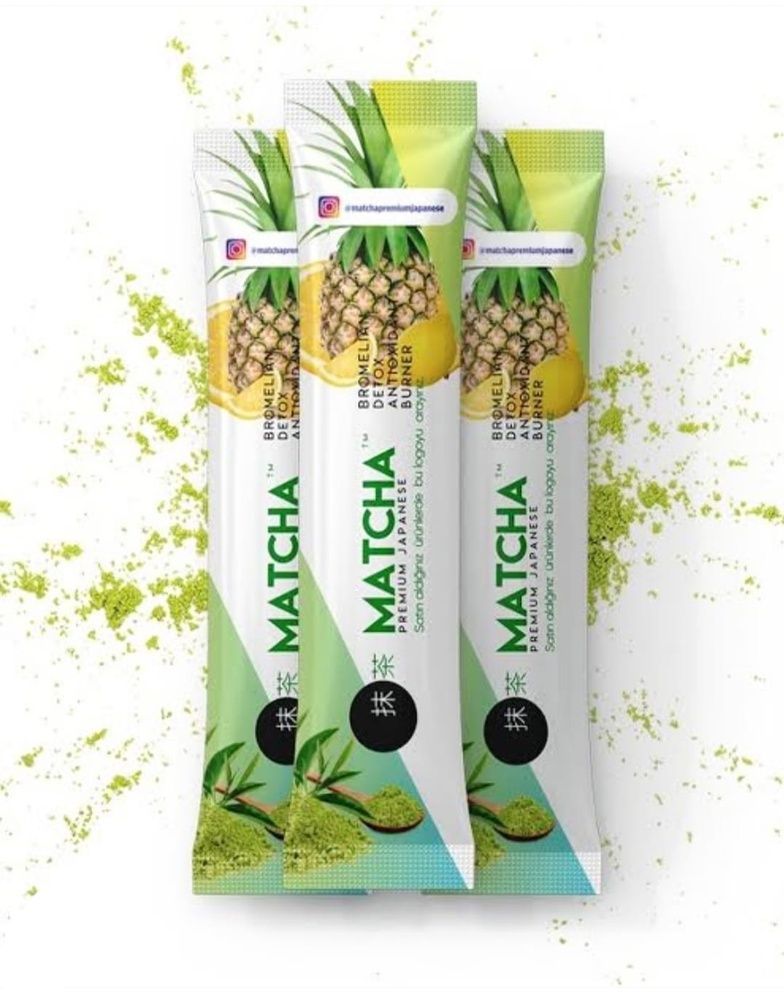 ceai verde matcha cu aroma de ananas antioxidant detox  mat2 photo
