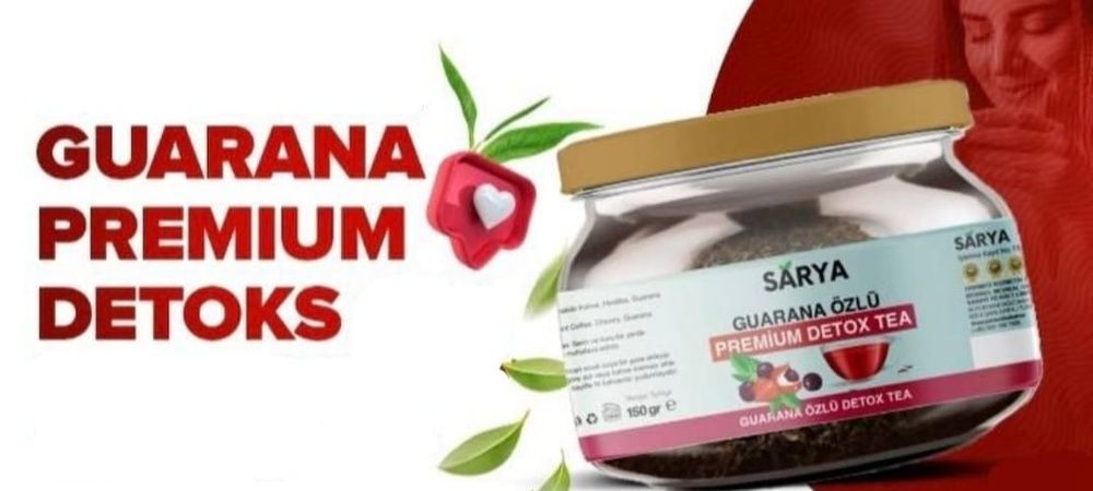 ceai detox sarya cu extract de guarana premium  sarya photo