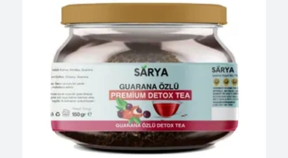 ceai detox sarya cu extract de guarana premium  sarya photo
