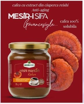 cafea cu extract din ciuperci ganoderma  reisi cafea solubila  75 gr  cafea cu reisi ganoderma photo