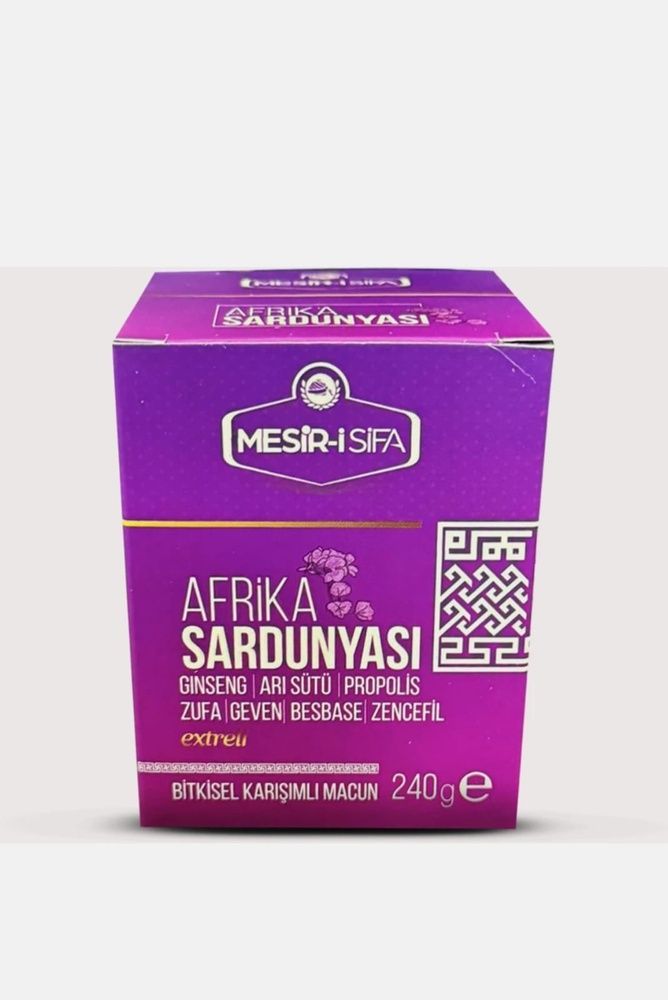 magiun muscata africana mixt pasta din plante naturala  cu extract din ginseng ,laptisor de matca,propolis,isop,astragalus,besbase,ghimbir 240 gr  muscata africana  photo