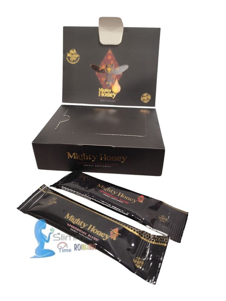 miere afrodisiac cu extract din plante naturale pentru potenta energie naturala 15g x 12 plicuri MIGHTY HONEY  miere afrodisiaca din plante pentru potenta photo